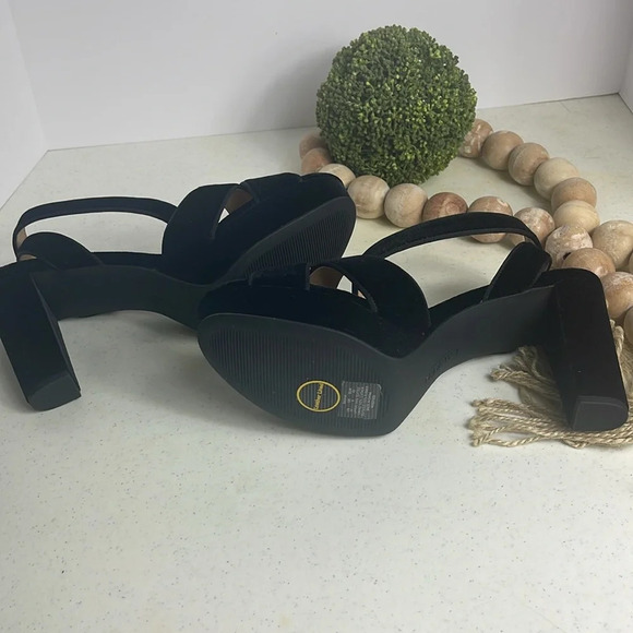 Lauren by Ralph Lauren women’s Velvet/Suede Sasha Sandals Platform Sz 11 - Picture 6 of 12